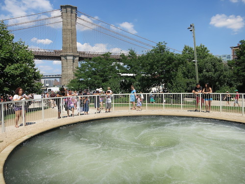 brooklyn bridge park anish kapoor descension whirlpool nyc