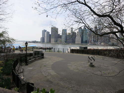 brooklyn heights promenade armillary sundial nyc