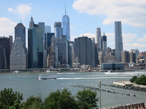 manhattan skyline brooklyn heights promenade nyc