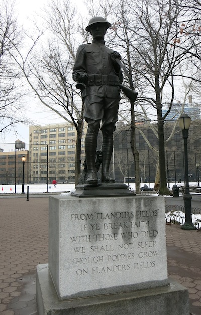 dewitt clinton park doughboy clinton war memorial