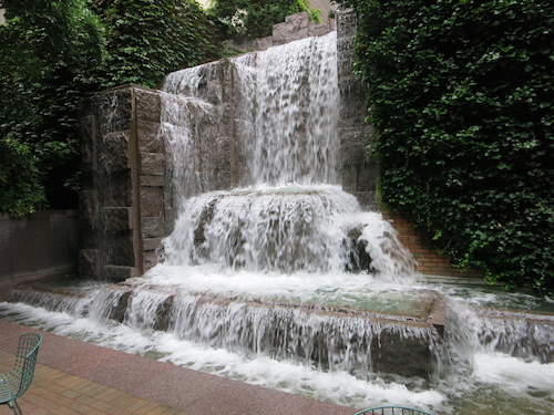 greenacre park waterfall manhattan nyc