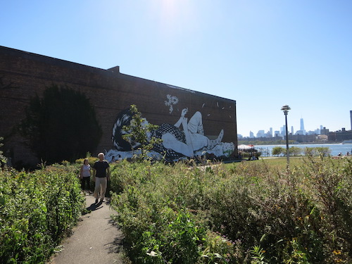 wnyc transmitter park mural greenpoint brooklyn nyc