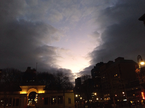 union square sunset manhattan nyc