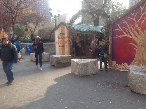 union square park holiday market manhattan nyc