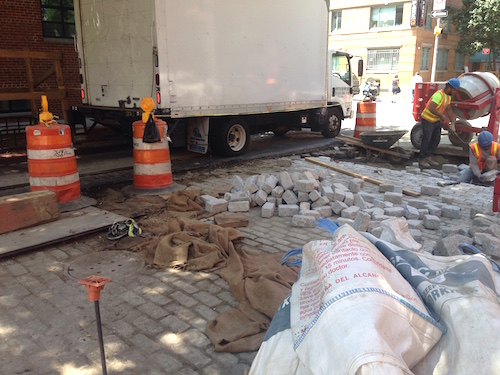 jane street cobblestones greenwich village manhattan nyc