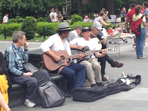 washington square park music nyc