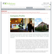 FX Solutions profile