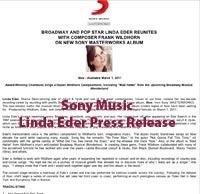 Linda Eder press release