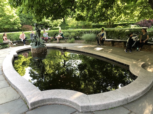 untermyer fountain three dancing maidens central park conservatory garden manhattan nyc new york city