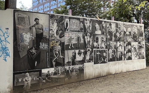 Patti Astor Mural at First Street Green Art Park, East Village, Lower East Side, Manhattan NYC