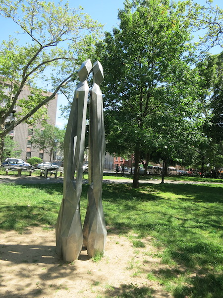 herbert von king park bedford-stuyvesant brooklyn nyc new york city parks roberto visani x of many children sculpture