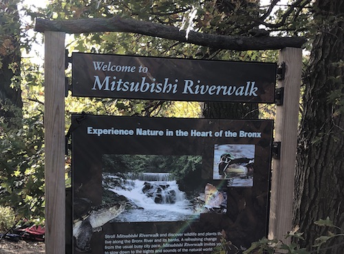 mitsubishi riverwalk bronx river new york city parks