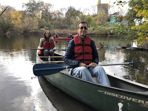 mitsubishi riverwalk bronx river canoeing new york city parks